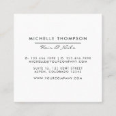 Galaxy Glitter Visitekaartje (Achterkant)