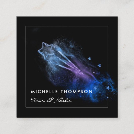 Galaxy Glitter Visitekaartje (Voorkant)