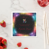 Galaxy Glow Sweet 16 Papieren servetten (Insitu)