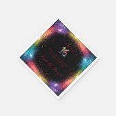Galaxy Glow Sweet 16 Papieren servetten (Hoek)