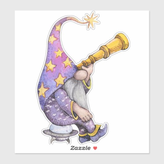 Galaxy Gnome Sticker (Vel)