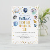 Galaxy Gold eerste reis rond de zondag Kaart (Staand voorkant)