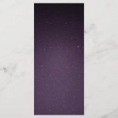 Galaxy Gold Moon Celestial Weddenschap Menu (Achterkant)