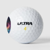 galaxy golf ball golfballen (Logo)