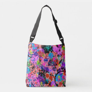 Galaxy Graffiti Crossbody Tas
