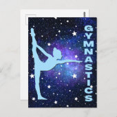 Galaxy Gymnastics Briefkaart (Voorkant / Achterkant)