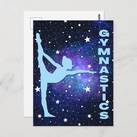 Galaxy Gymnastics Briefkaart (Voorkant / Achterkant)