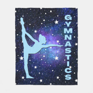Galaxy Gymnastics Fleece Deken