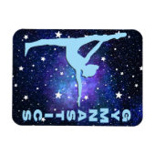 Galaxy Gymnastics Magneet (Horizontaal)