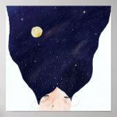 Galaxy Hair Poster (Voorkant)