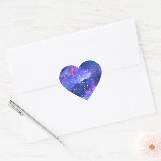 Galaxy Hart Sticker (Envelop)