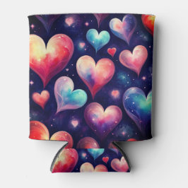 Galaxy Harten Valentijn Kunst Blikjeskoeler