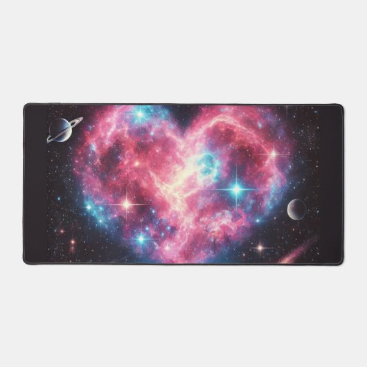 Galaxy Heart Desk Mat (Voorkant)
