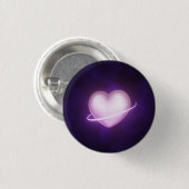 Galaxy Heart Ronde Button 3,2 Cm (Voorkant /achterkant)