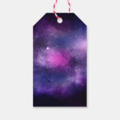 Galaxy Hearts Constellation Bruiloft Dank u Cadeaulabel (Achterkant)
