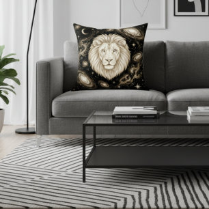 Galaxy Home Decor Leeuw Zodiac Celestiaal Kussen