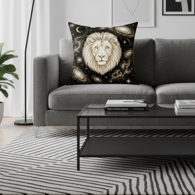 Galaxy Home Decor Leo Zodiac Celestial Kussen (Creator heeft geüpload)