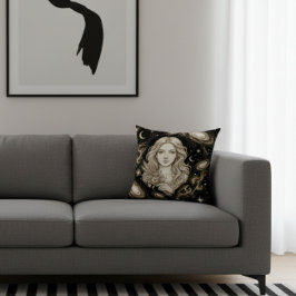 Galaxy Home Decor Virgo Zodiac Hemellichaam Kussen