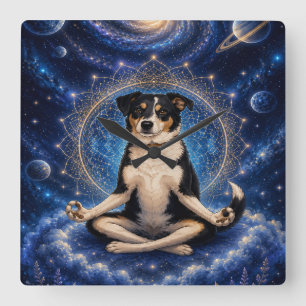 Galaxy Honden Wandklok Kosmische Australische He