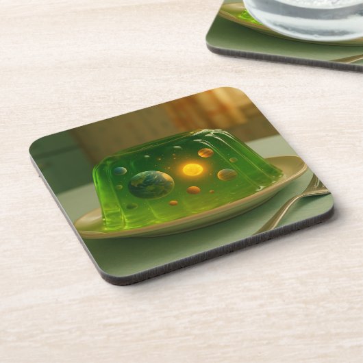 Galaxy in MCM Jell-O Mold Bier Onderzetter (Linkerzijde)
