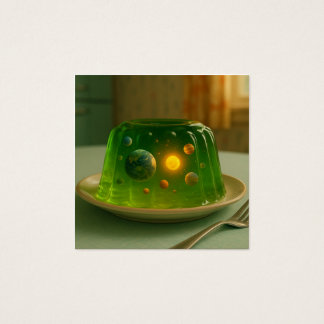 Galaxy in MCM Jell-O Mold Vierkante Visitekaartjes
