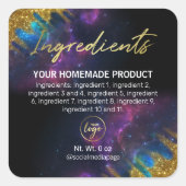 Galaxy Ingredient Labels (Voorkant)