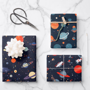 Galaxy Inpakpapier Vel