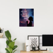 Galaxy Inspirational-Create Your Own Motivational  Poster (Thuiskantoor)