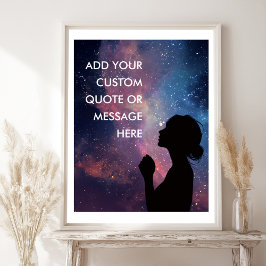 Galaxy Inspirerend - Maak Je Eigen Motivatie  Poster