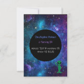 Galaxy Invitation Kaart (Voorkant)