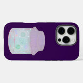 Galaxy Kat in een Pot | Kawaii Ruimtekat Kunst Case-Mate iPhone Case (Achterkant (horizontaal))