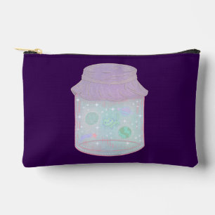 Galaxy Kat in een Pot Kawaii Ruimtekat Kunst Etui
