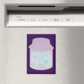 Galaxy Kat in een Pot | Kawaii Ruimtekat Kunst Magneet (Insitu (Vaatwasser))