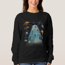Galaxy Kat Zwem T-Shirt | Schattige Astronaut Katt