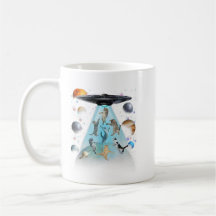 Galaxy Kat Zwem T-Shirt | Schattige Astronaut Katt