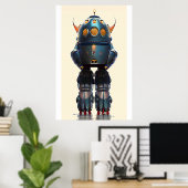 Galaxy King Robot B-21 Wombott Poster (Thuiskantoor)