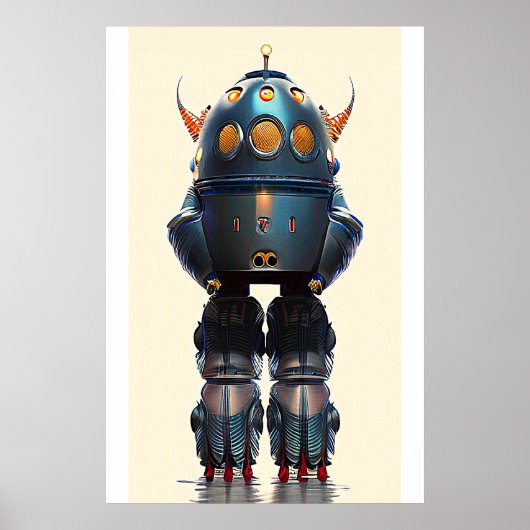 Galaxy King Robot B-21 Wombott Poster (Voorkant)