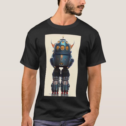 Galaxy King Robot B-21 Wombott T-shirt (Voorkant)