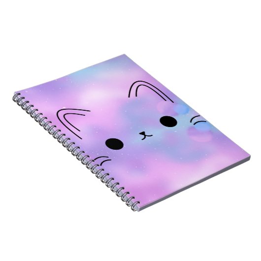 Galaxy Kitty Notebook Notitieboek (Rechterzijde)