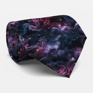 Galaxy Kosmisch Nevel Patroon Stropdas