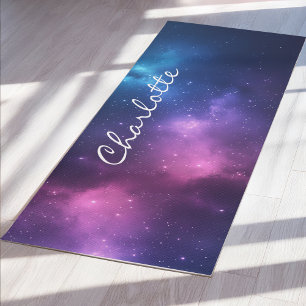 Galaxy Kosmische Energie & Meditatie Aangepast Yogamat