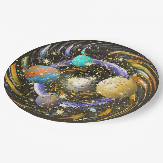 Galaxy Kovarellah Papieren Bordje (Gekanteld)