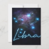 Galaxy Libra Zodiac - Funny Libra Zodiac Lover Gif Kaart (Voorkant)