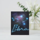 Galaxy Libra Zodiac - Funny Libra Zodiac Lover Gif Kaart (Staand voorkant)