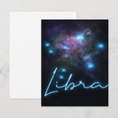 Galaxy Libra Zodiac - Funny Libra Zodiac Lover Gif Kaart (Voorkant / Achterkant)