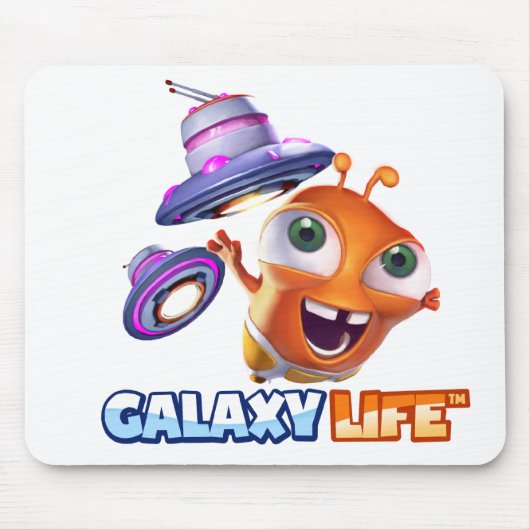 Galaxy Life Logo Mousepad Muismat (Voorkant)