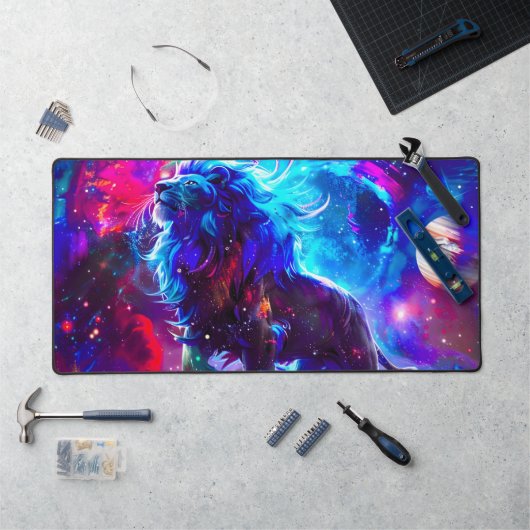 Galaxy Lion Blue Bureaumat (Werkstation)