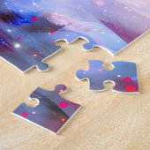 Galaxy Lion Blue Legpuzzel (Zijkant)