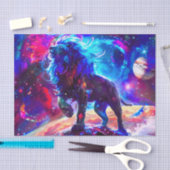 Galaxy Lion Blue Tissuepapier (Craft)