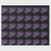 Galaxy Lion Face Art Wallpaper Cadeaupapier (Vlak)